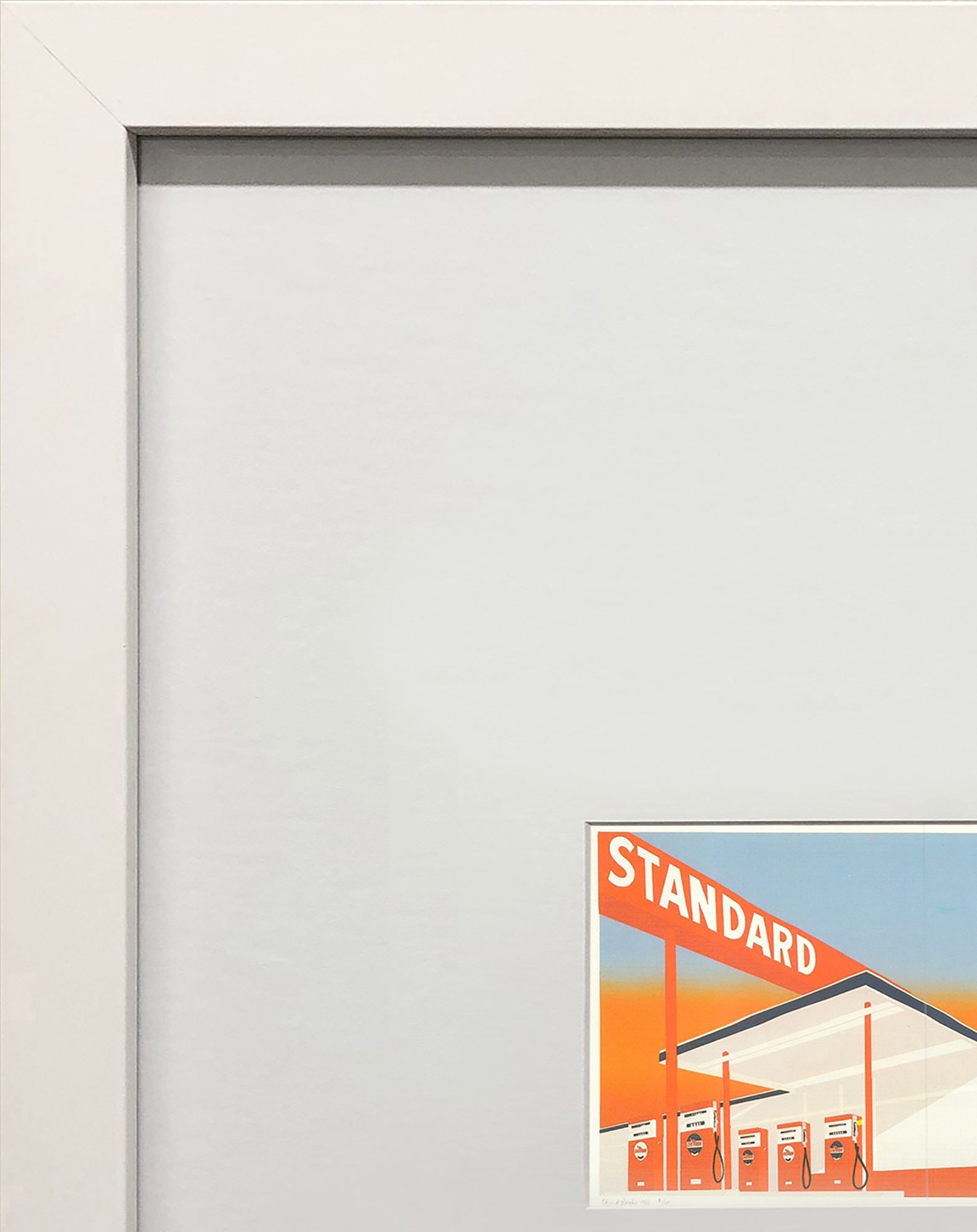 Edward Ruscha - Standard Station - 1992 Offset Lithograph 5" x 7" - 3