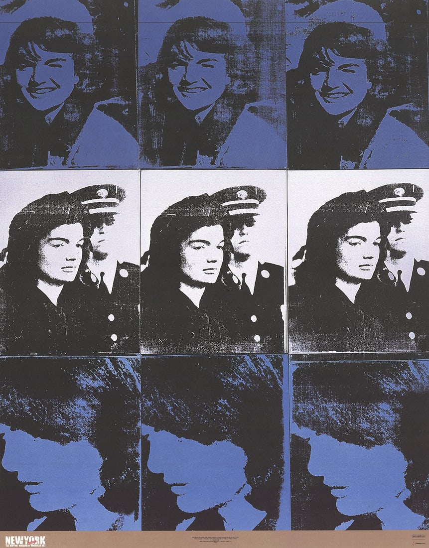 Andy Warhol - The Three phases of Jackie - 1989 Offset Lithograph 34.5" x 26.5" (1 of 4)
