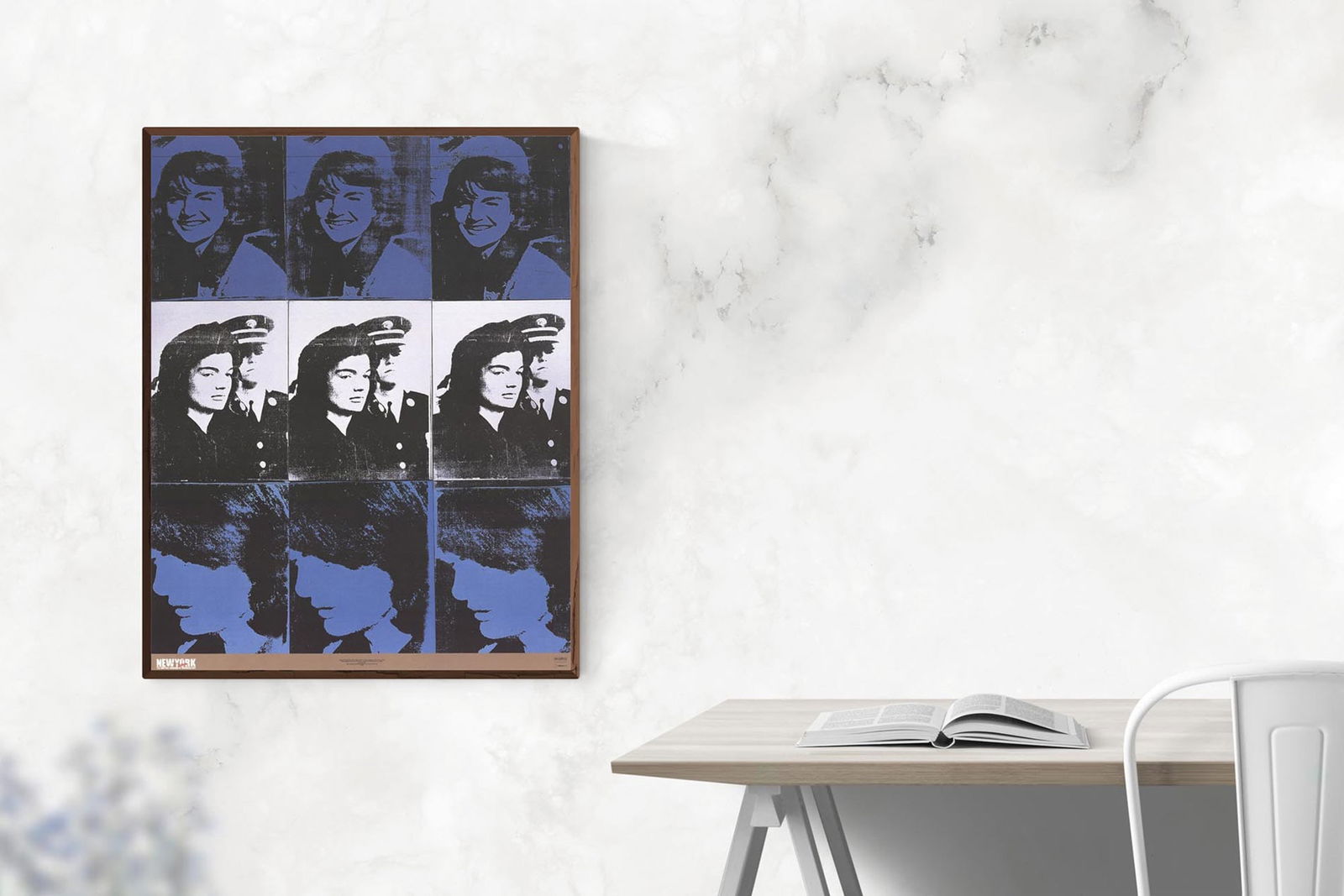 Andy Warhol - The Three phases of Jackie - 1989 Offset Lithograph 34.5" x 26.5" - 2