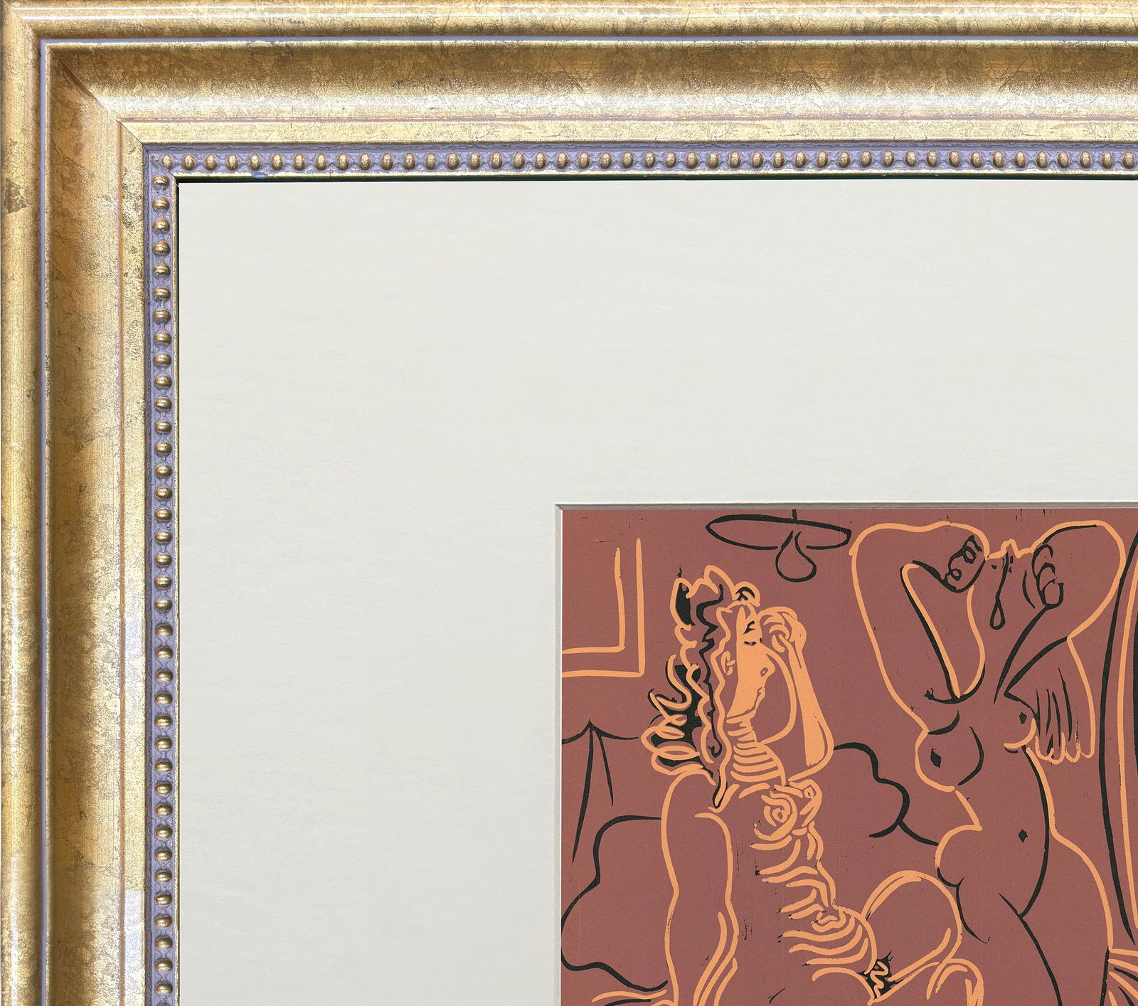 Pablo Picasso - Trois Femmes - 1971 Linocut 7.75" x 9.5" - 3