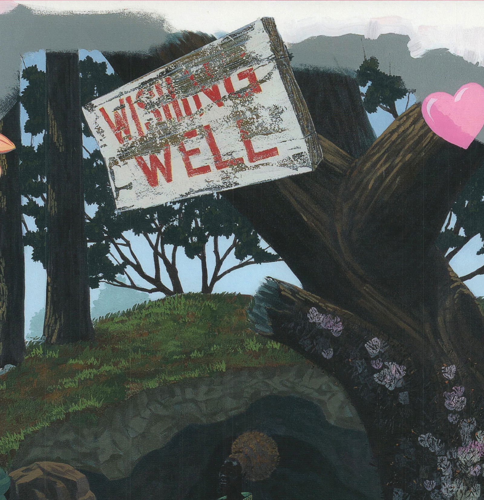 Kerry James Marshall - Vignettes: Vignette (Wishing Well) - 2025 Offset Lithograph 16.75" x 13.75" - 3