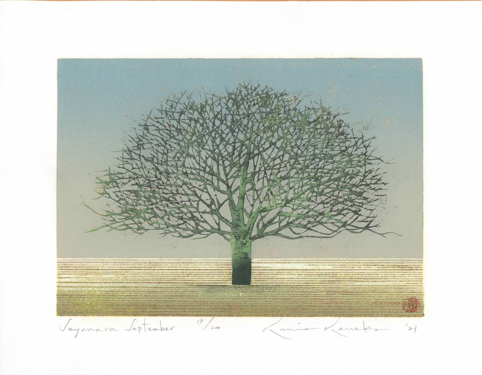 Kunio Kaneko (B. - 1939): Sayonara September (1 of 1)