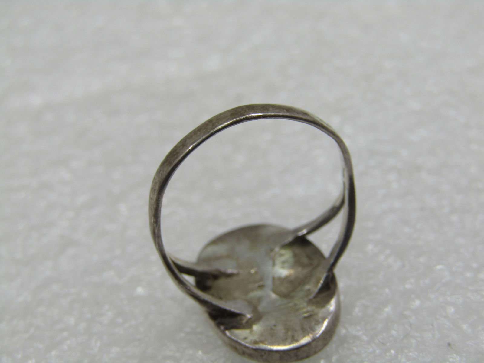 Vintage Sterling Southwestern Shooting Star Turquoise Ring, Sz. 6 - 6