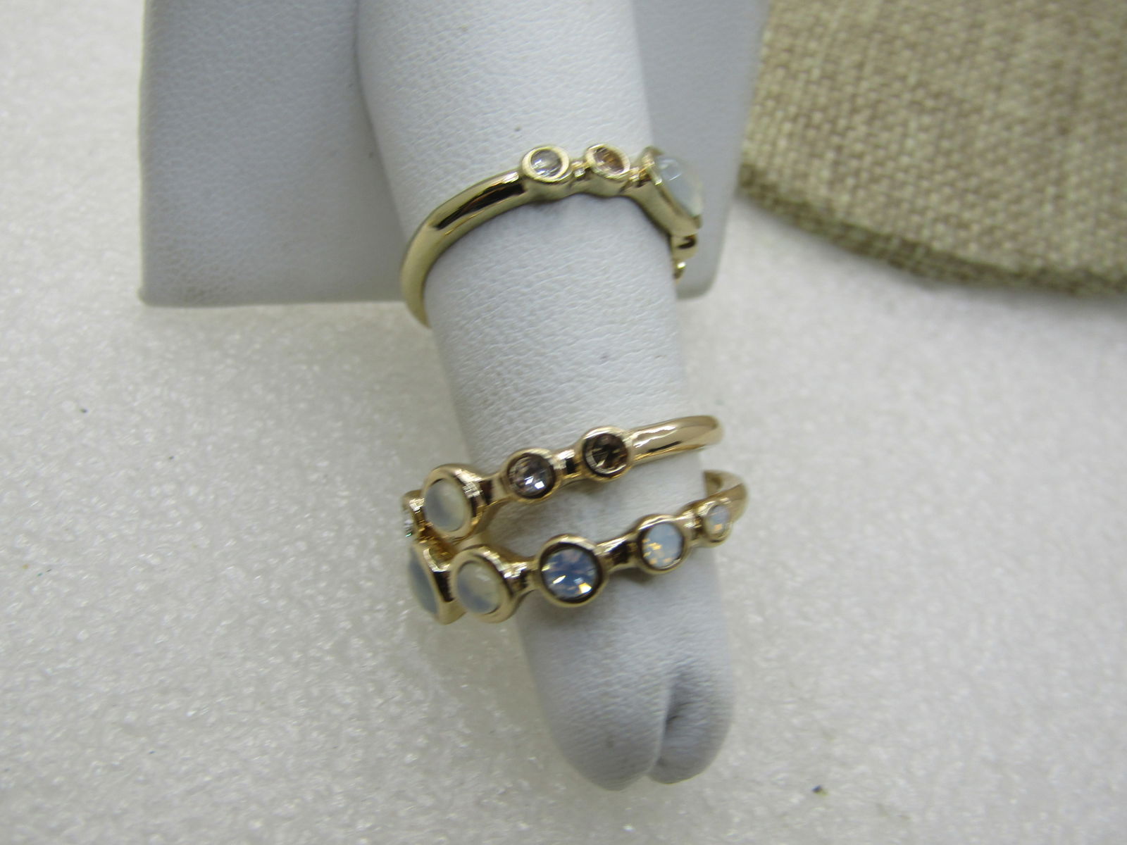 Avon Opalescent Stacking Ring Set Sz 6, In Original Box, New - 5