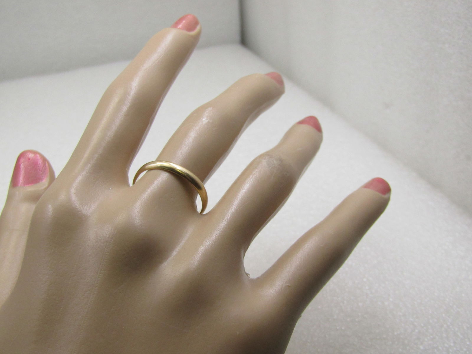 Vintage 14kt 2.8mm Wedding Band, Sz. 8.5 - 6