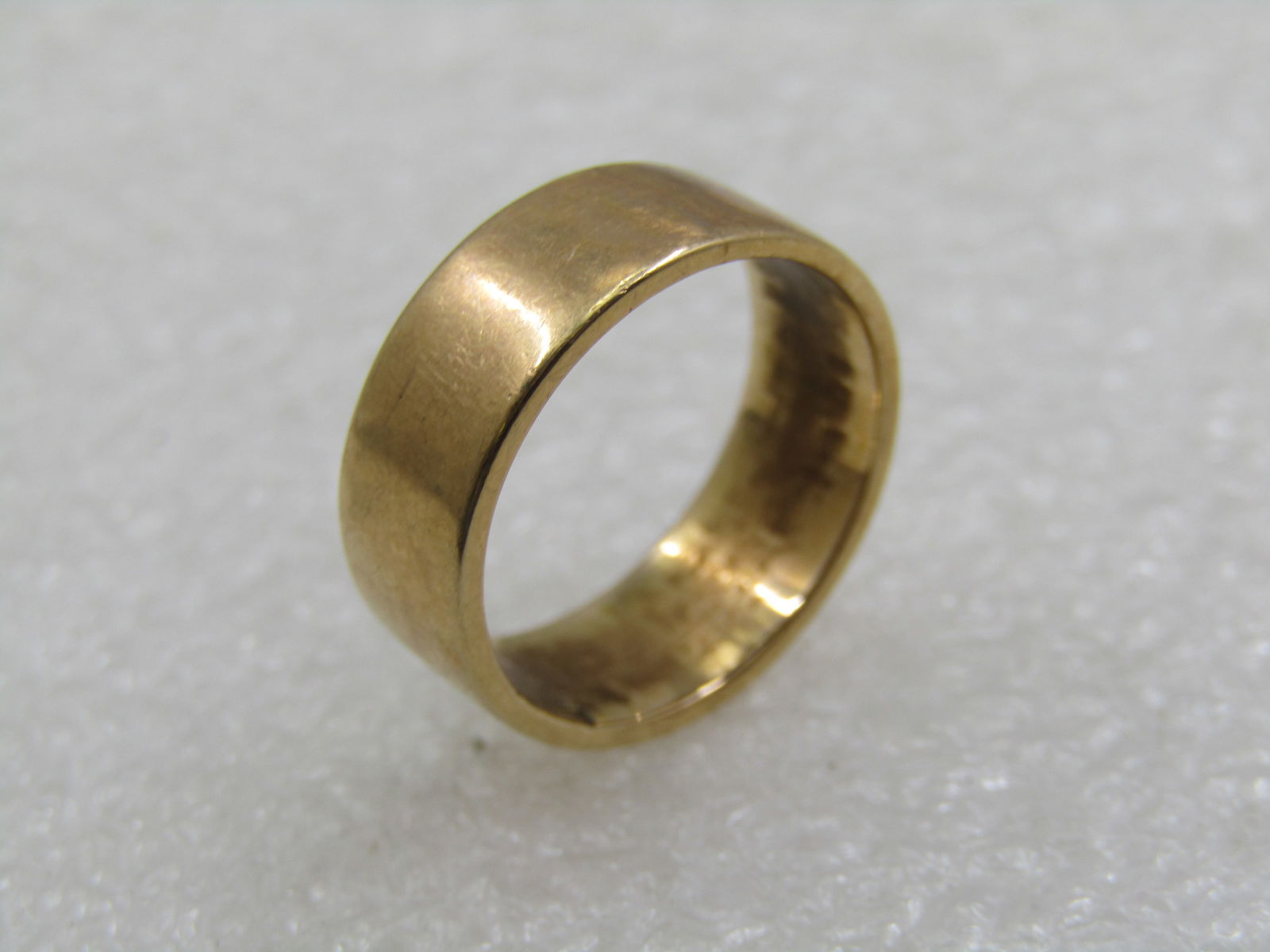 Vintage 14kt Wedding Band, 6.5mm, Sz. 5.5 - 7