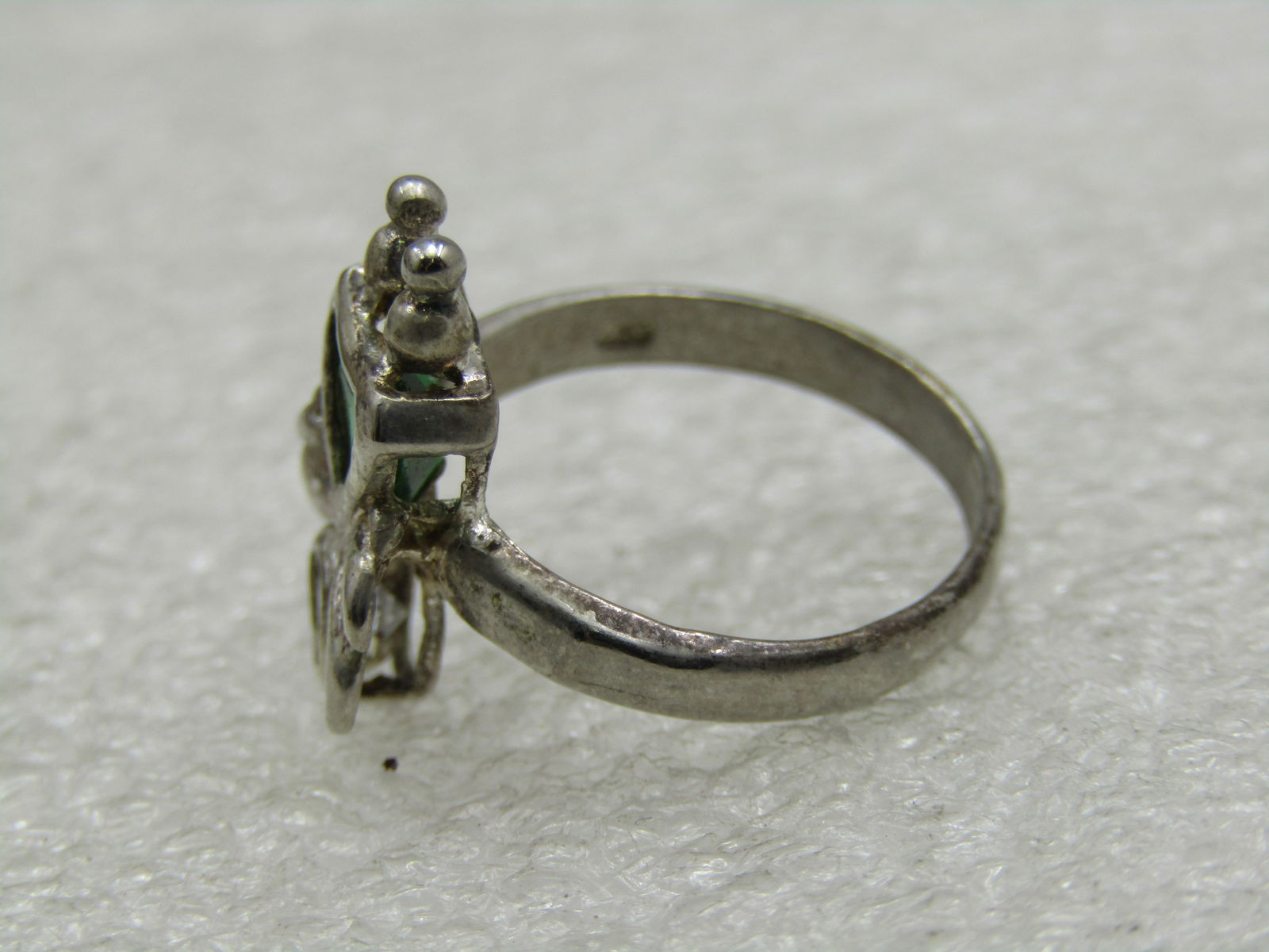 Vintage Rhinestone Angel Ring, Sz. 6, Marked .925 - 5