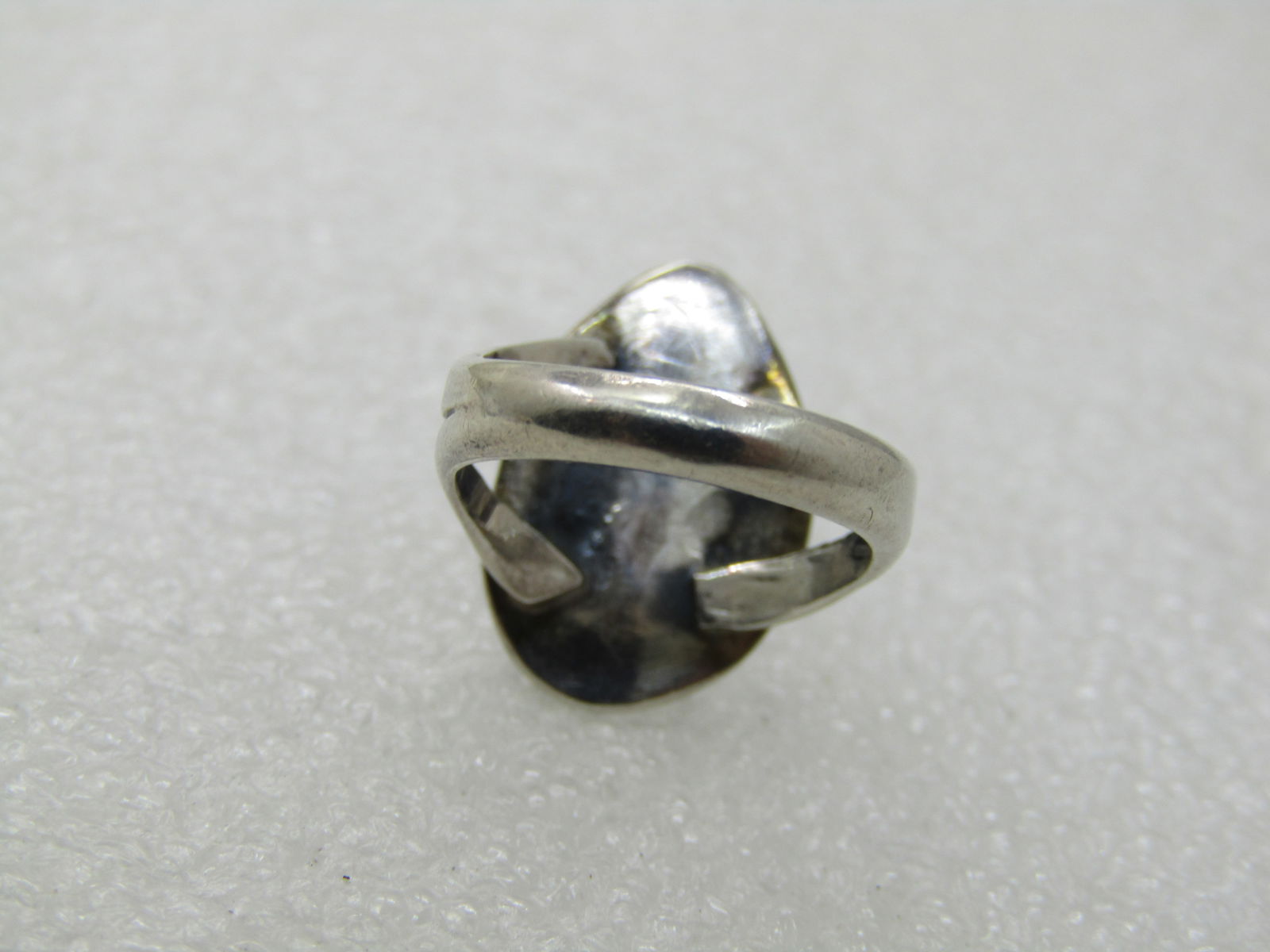 Vintage Southwestern Sterling Turquiose Ring, Sz 2.5, 4.0 gr., Post Mid-Century - 5