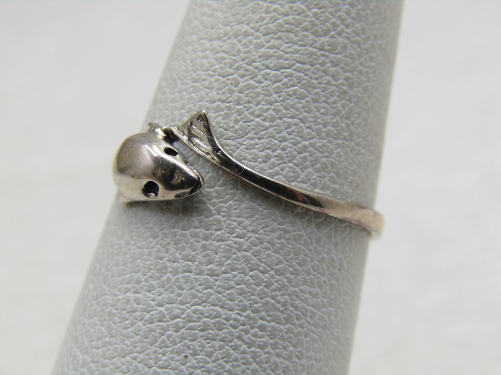Sterling Silver Dolphin Bypass Ring, Sz. 6.5 - 3