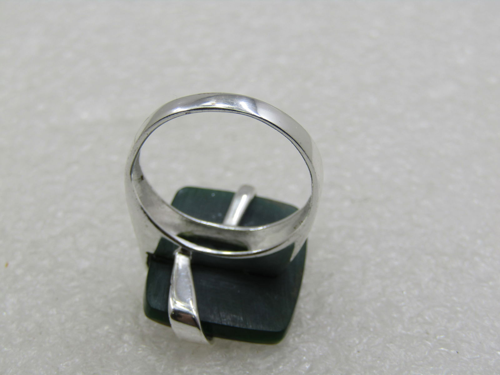 Sterling Silver Paua Shell Mod Wrapped Ring, Sz. 8.5 - 5