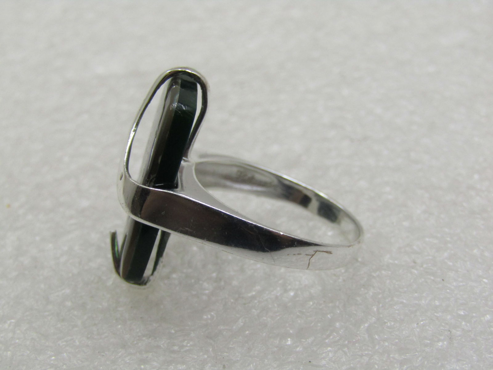 Sterling Silver Paua Shell Mod Wrapped Ring, Sz. 8.5 - 6