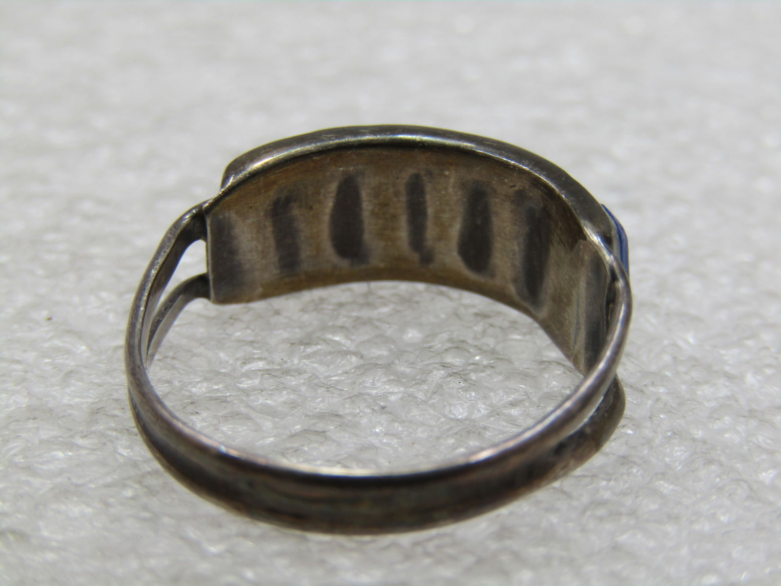 Vintage Sterling Southwestern Mixed Stone Ring, Sz. 7 - 6