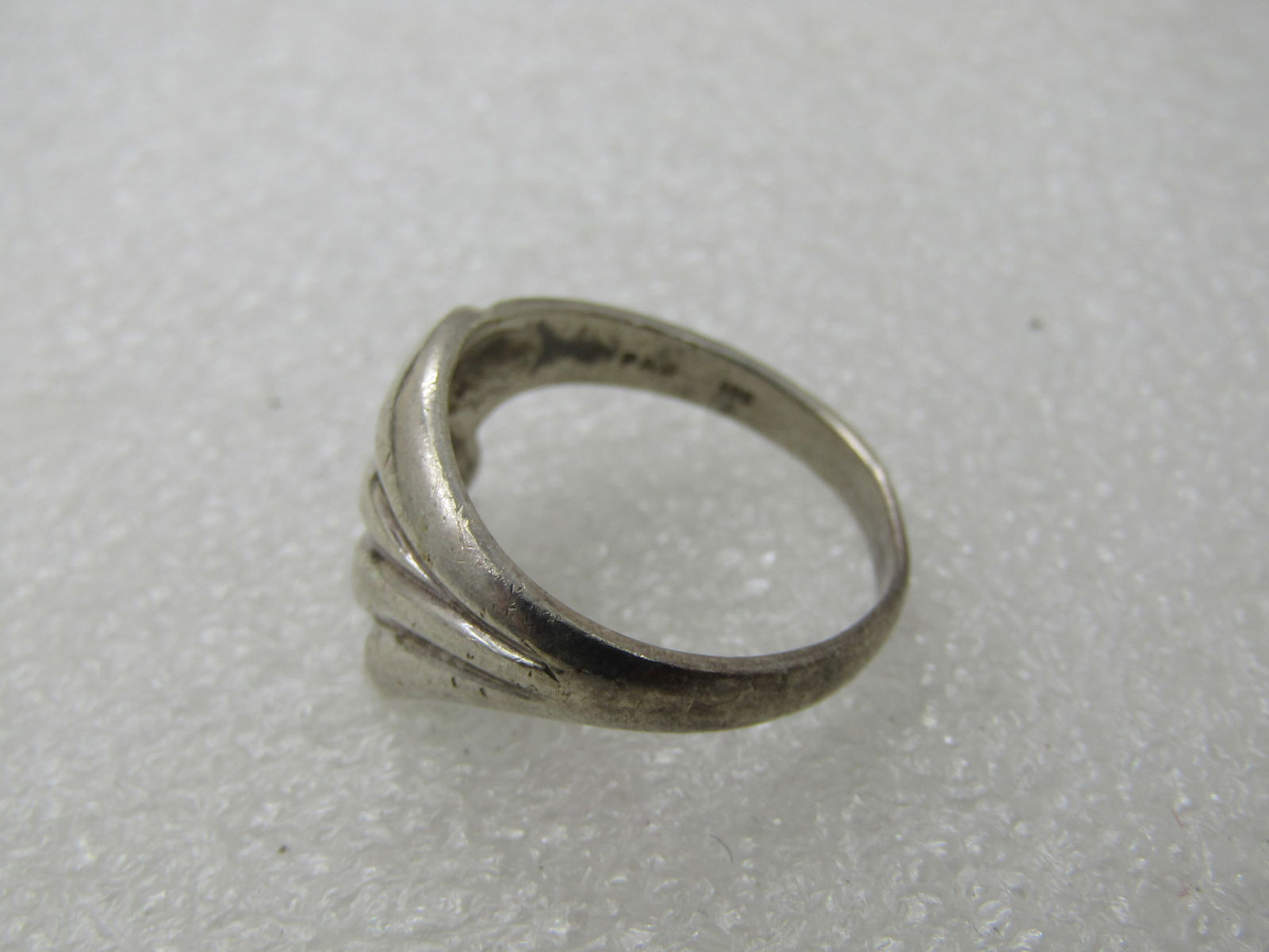 Vintage Sterling Silver Wave Ring, Sz. 9, 4.27 Gr., Signed PAD - 5