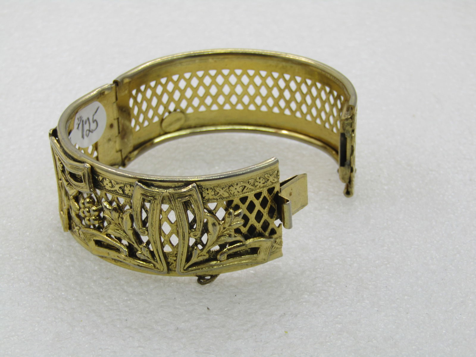 Vintage 10kt Cross Crucifix Necklace, Signed ADL, 19", - 14