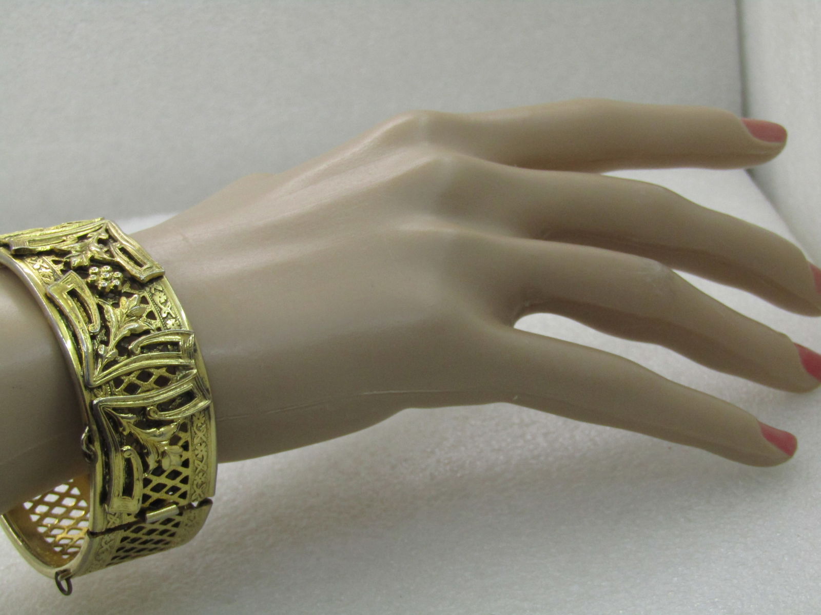 Vintage 10kt Cross Crucifix Necklace, Signed ADL, 19", - 16