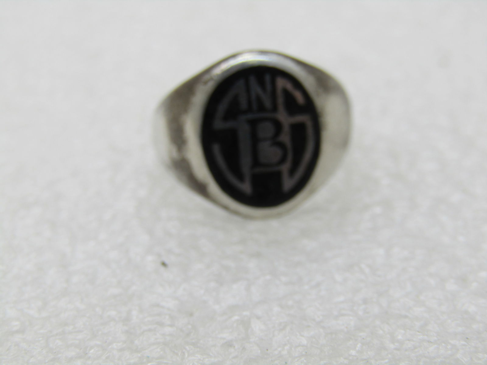 Vintage Sterling Initial/School Ring SNSB, Sz. 3, Signed ROCH NY - 5