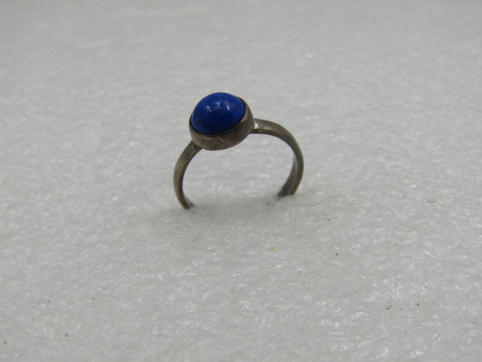 Vintage Sterling Southwestern Sodalite Ring, Sz. 6.5. Signed. - 3