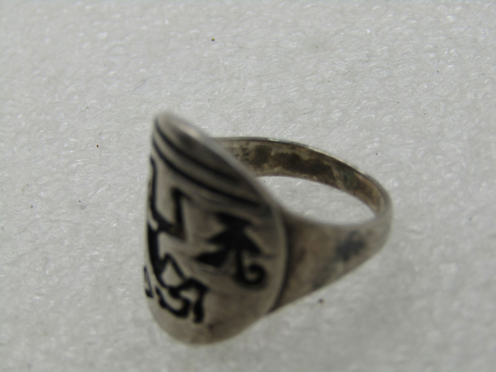 Vintage Sterling Southwestern Kokopelli Ring, Sz. 6 - 4