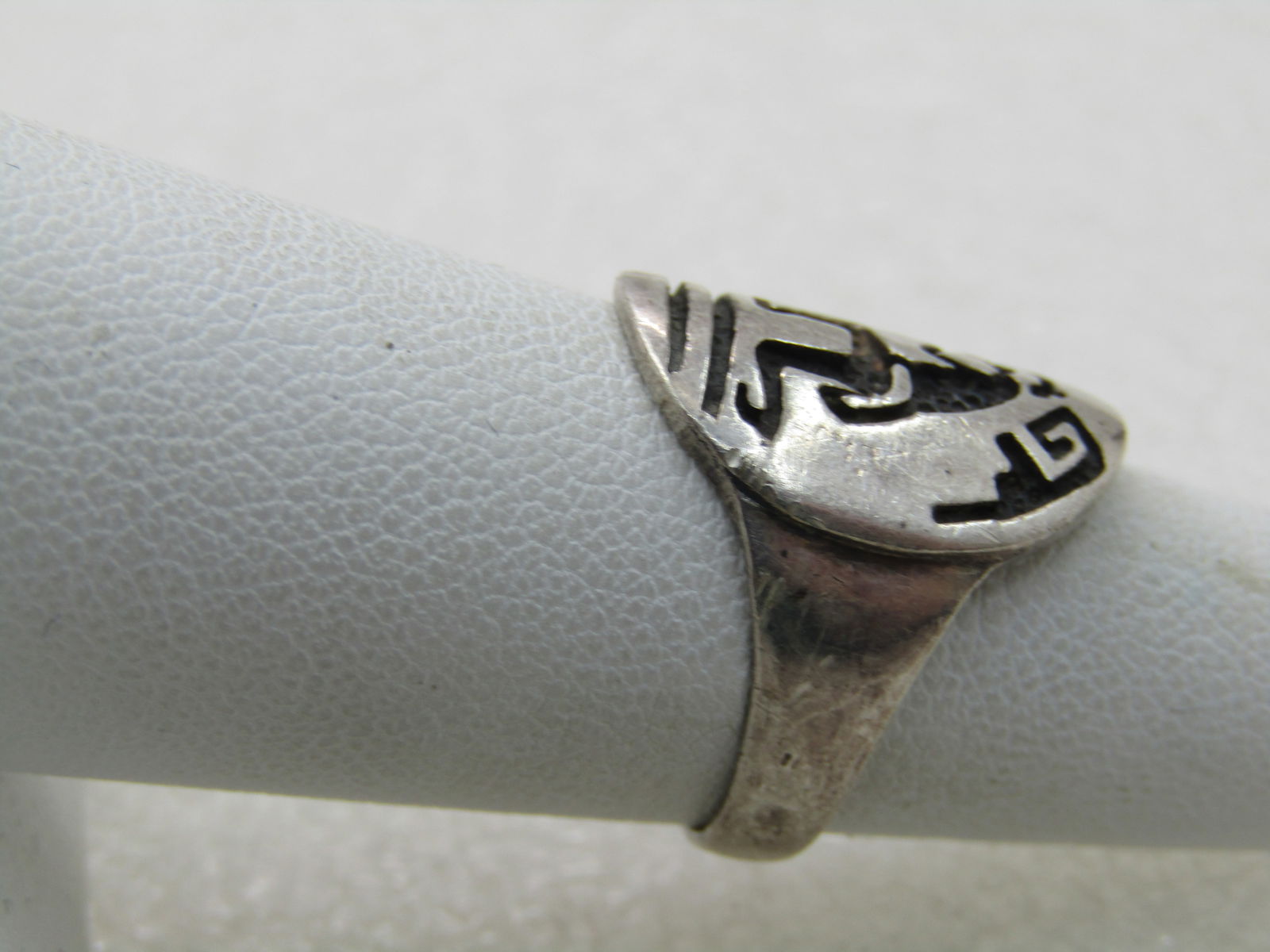 Vintage Sterling Southwestern Kokopelli Ring, Sz. 6 - 6