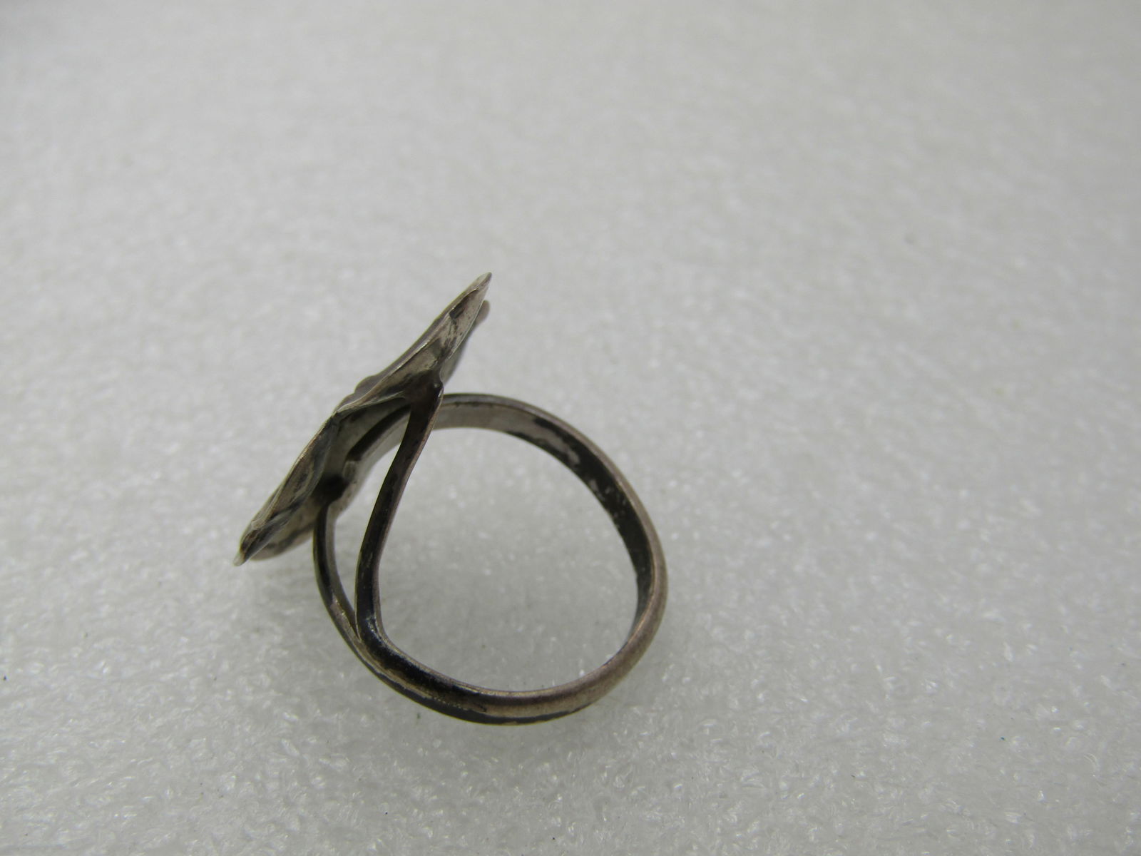 Vintage Sterling Stuart Nye Dogwood Ring, Adjustable - 5