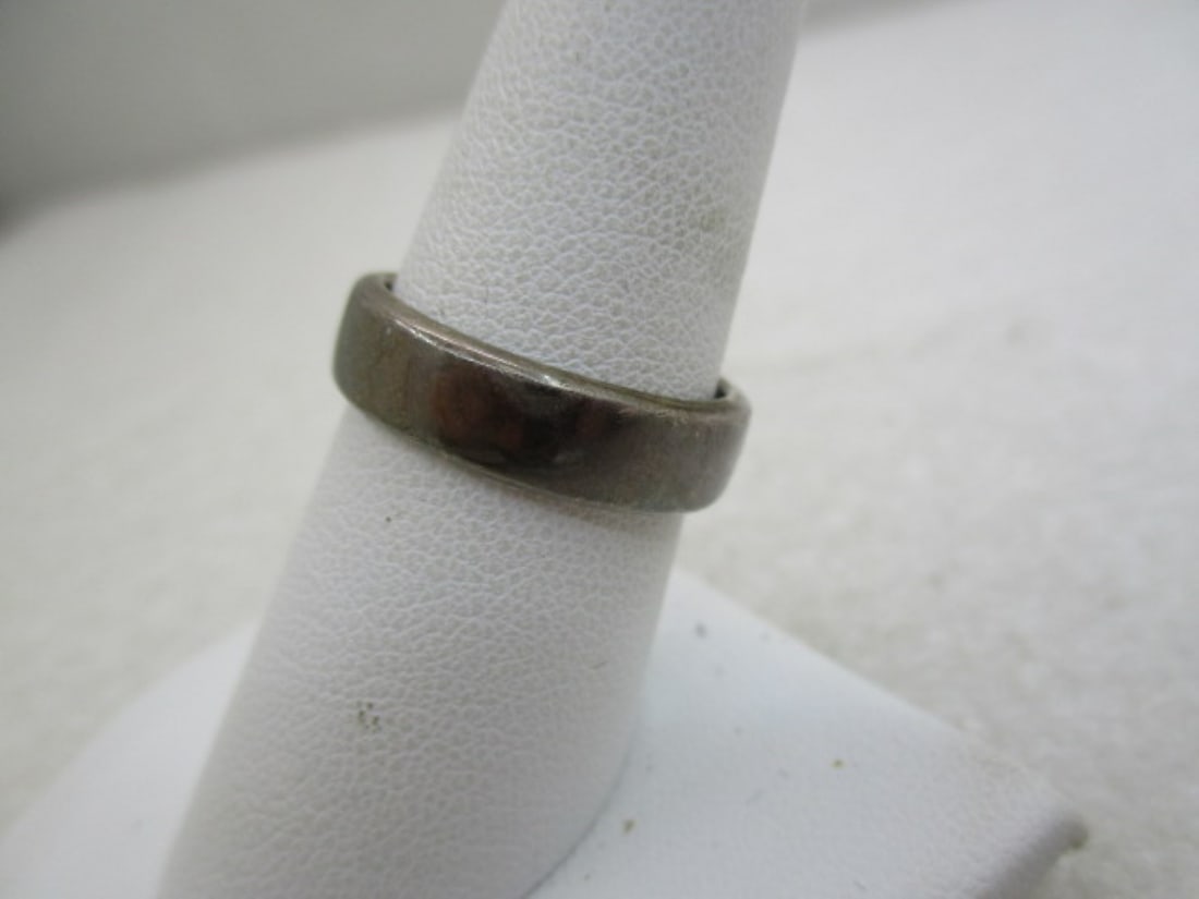 Vintage Sterling Silver Wedding Band, Sz. 8, 5.5mm - 3