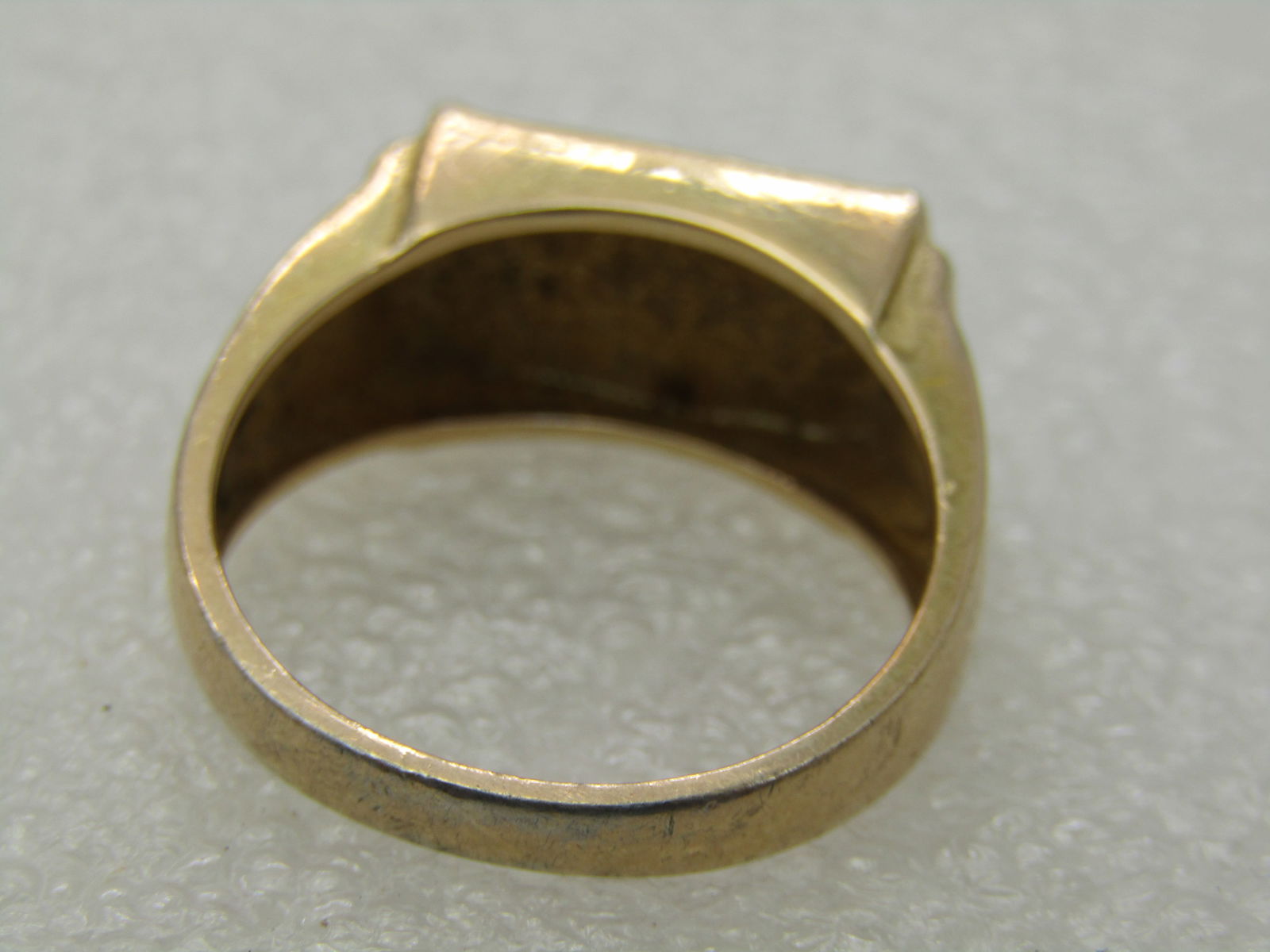 Vintage Sterling 10Kt. Plated DAD Ring, Size 10.5, 6.65 Gr., Signed DL - 4