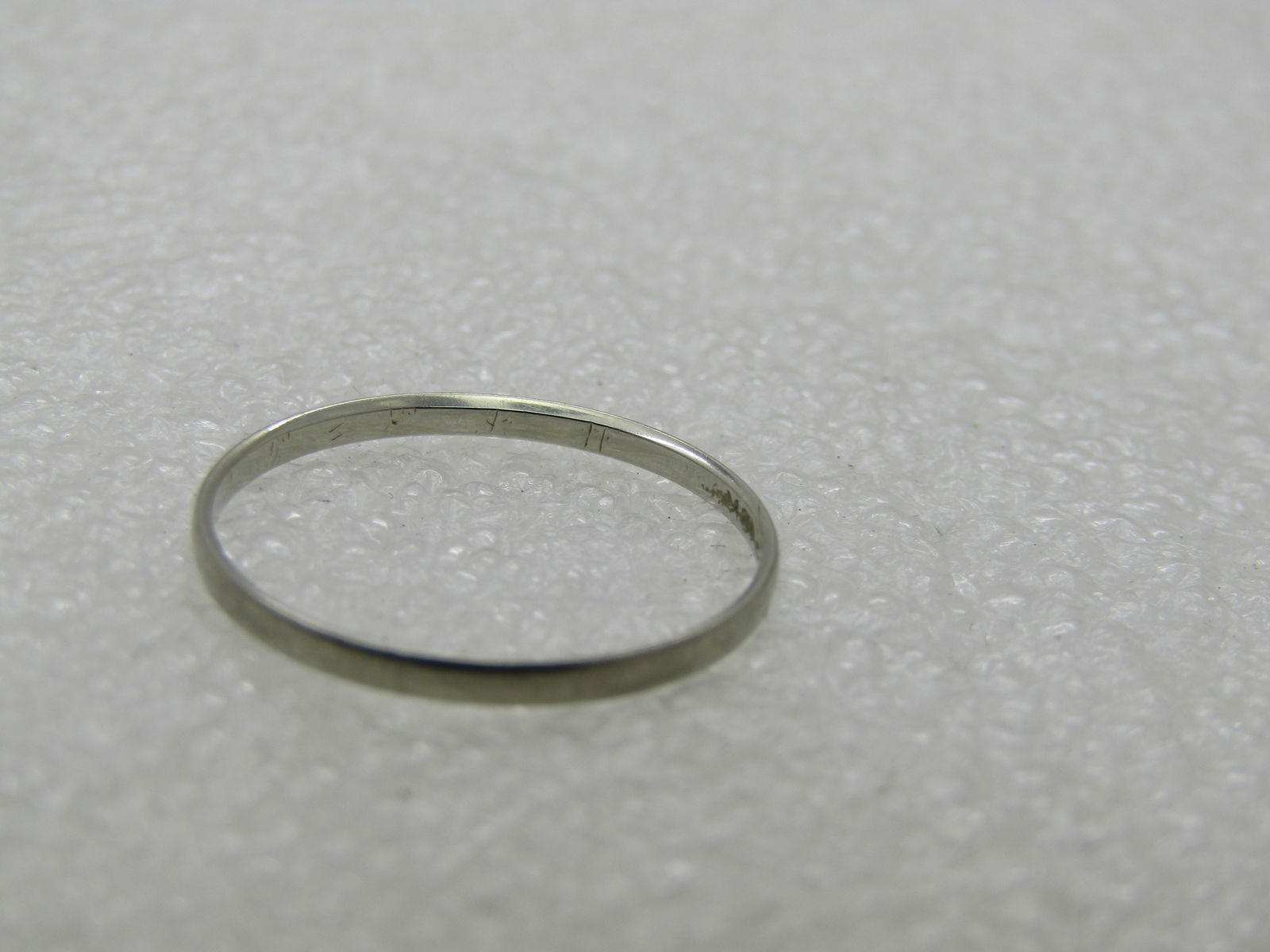Vintage 18kt Werner Wedding Band, Sz. 6.5, 1.4mm - 5