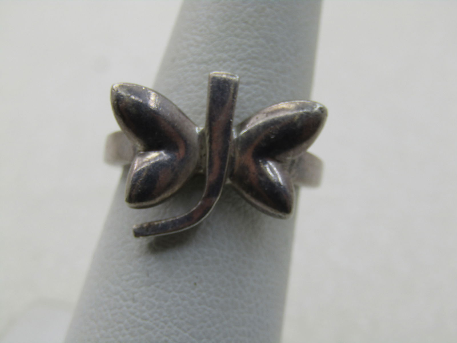 Vintage Sterling Silver Dragonfly Ring, Sz. 6, Mod Design - 2