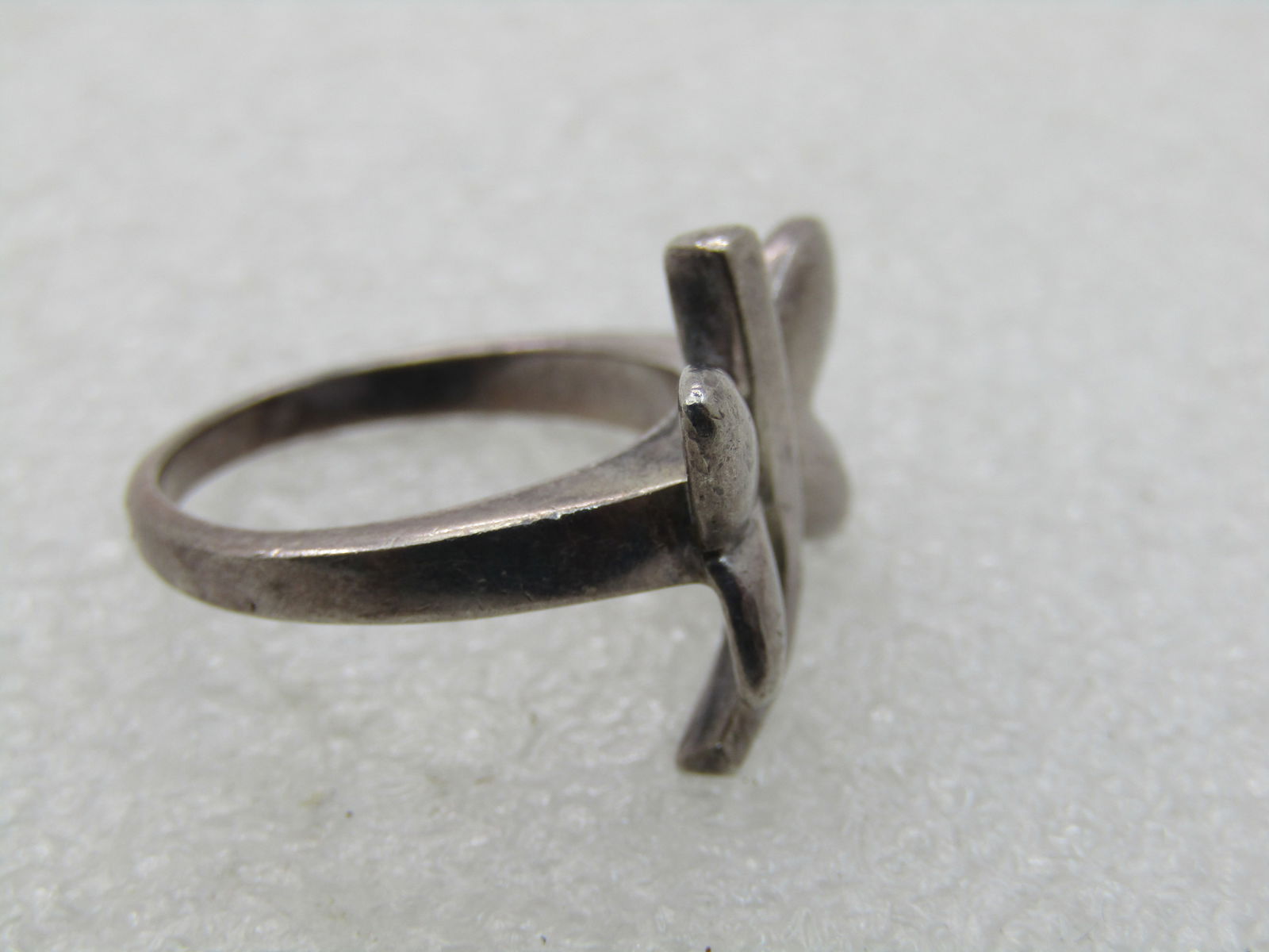 Vintage Sterling Silver Dragonfly Ring, Sz. 6, Mod Design - 6