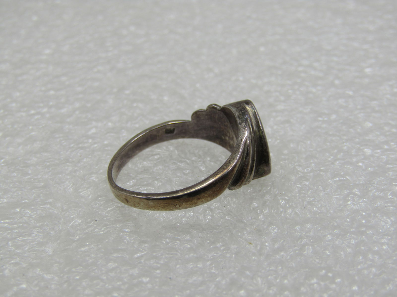 Sterling Mother of Pearl Ring, Sz. 6.5, Signed M - 2