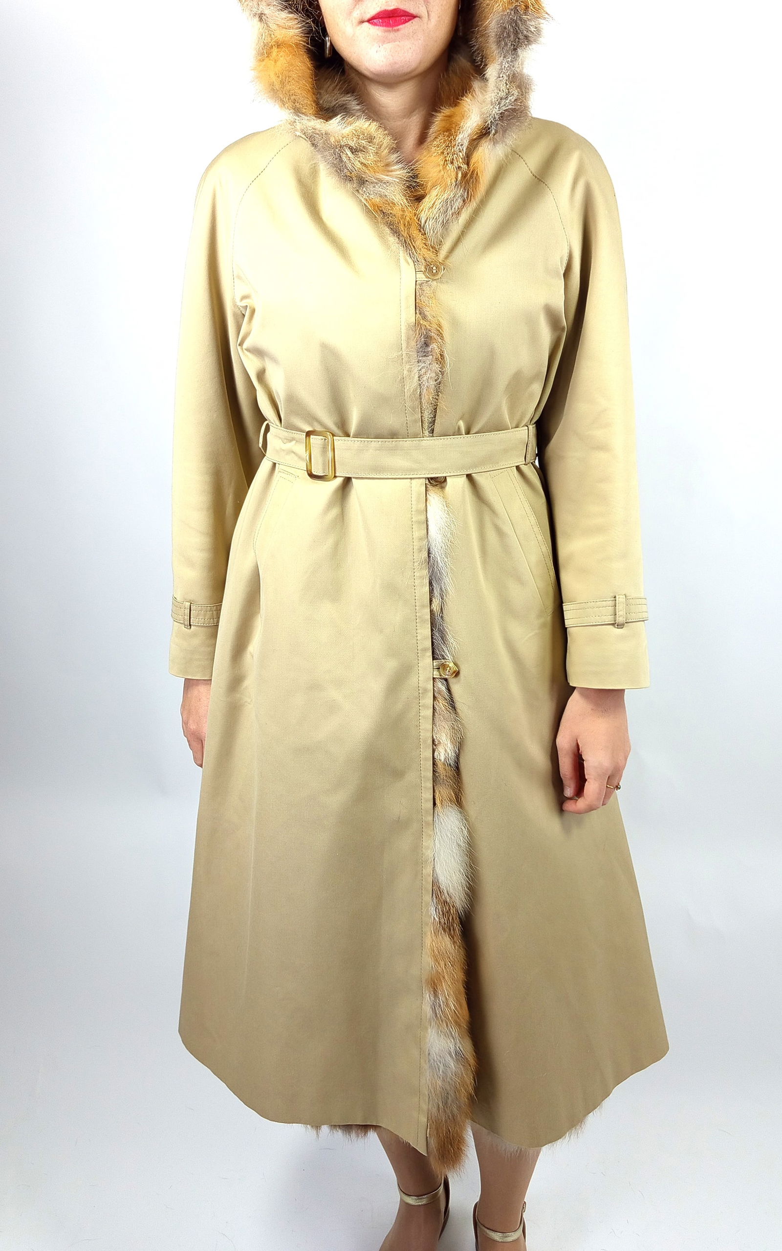 MAHOGANY MINK FUR COAT EU: XXL ; US: 22 - 11