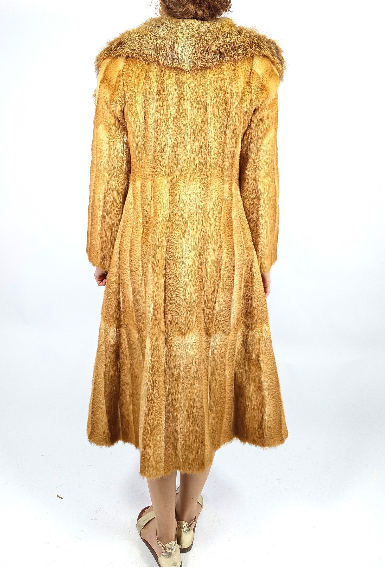 MAHOGANY MINK FUR COAT EU: XXL ; US: 24 - 7