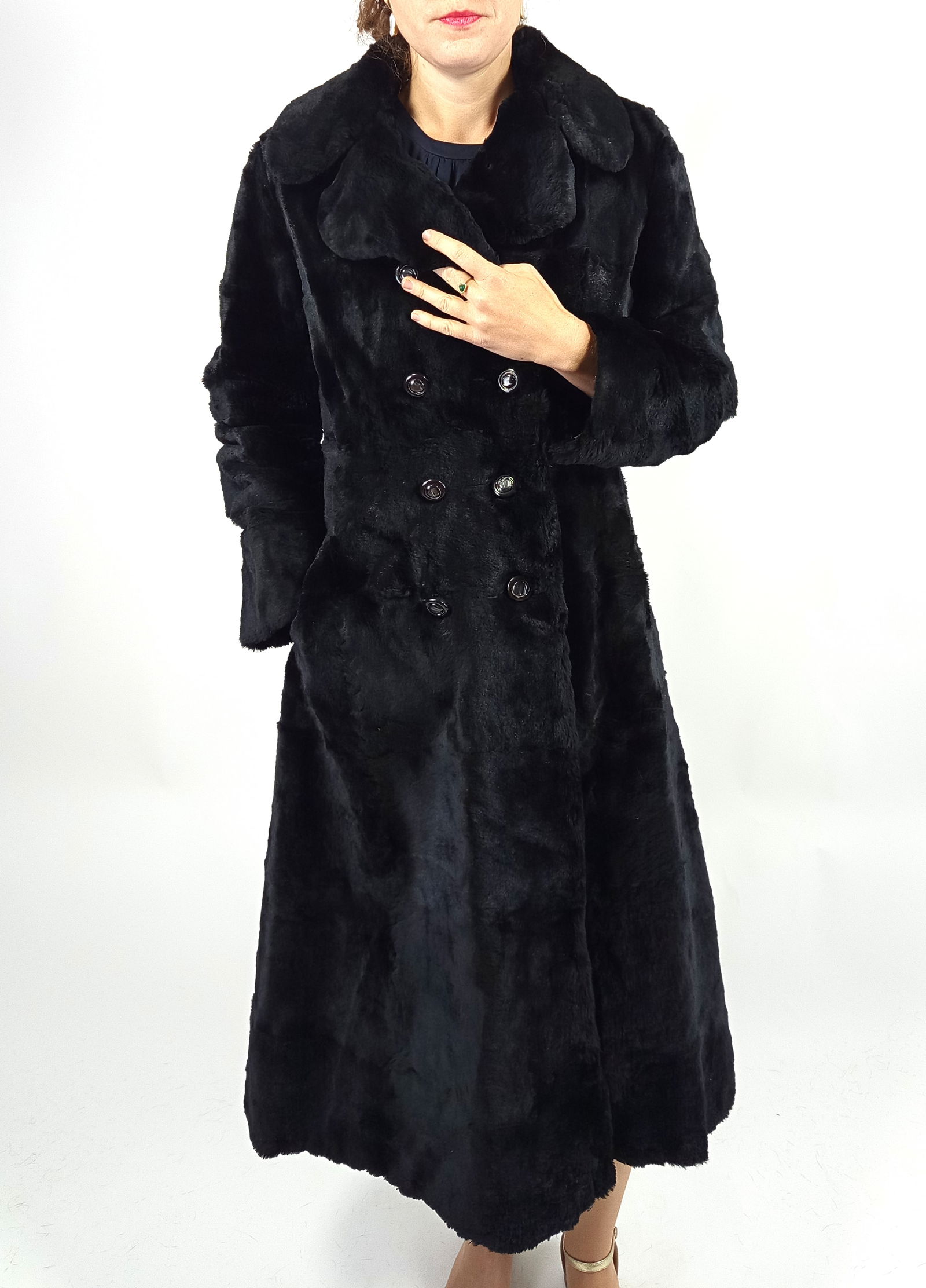 WHITE & PLATINUM MINK FUR JACKET EU: XL ; US: 20 - 3