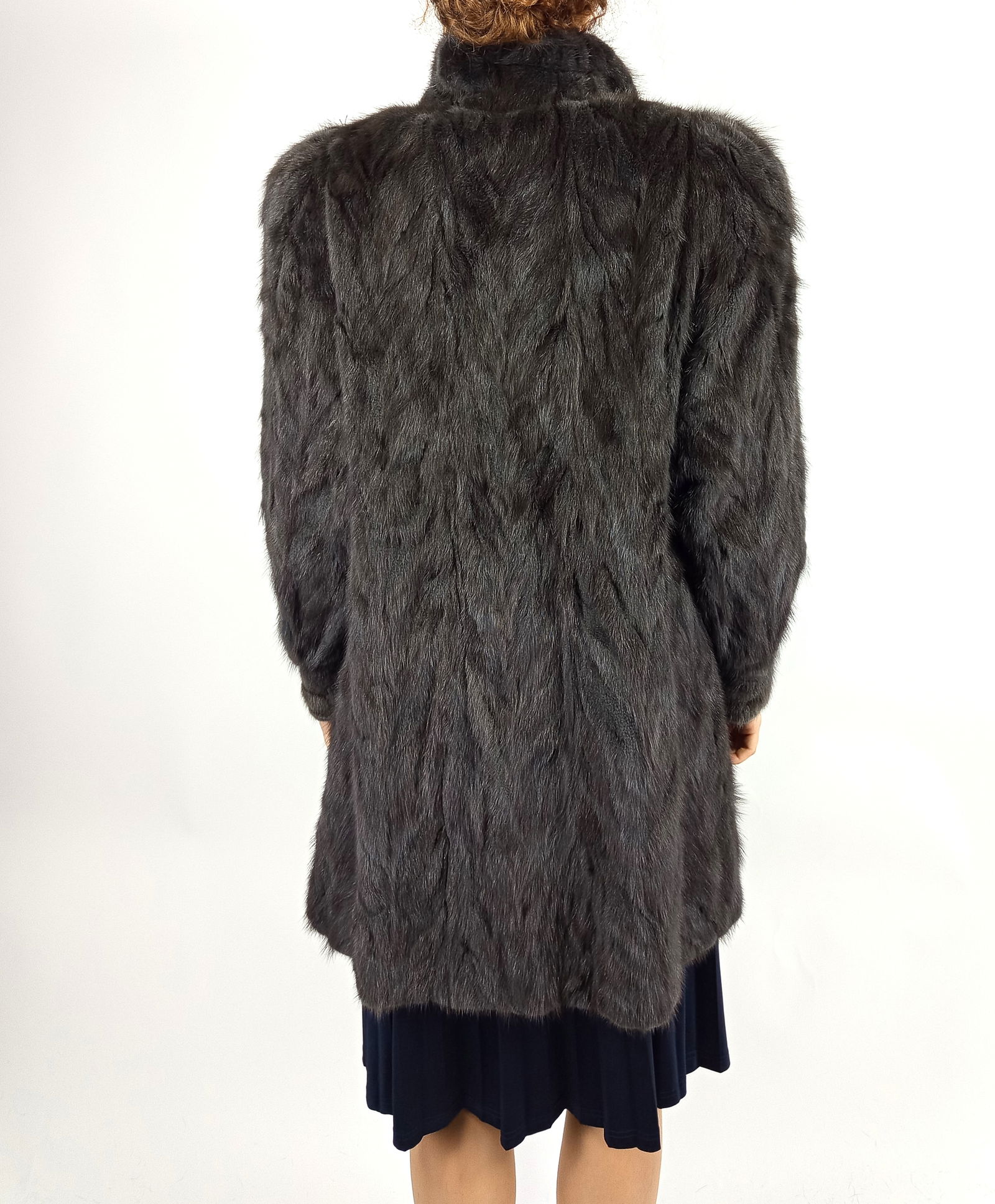 PLATINUM MINK FUR JACKET EU: L - US:18 - 7