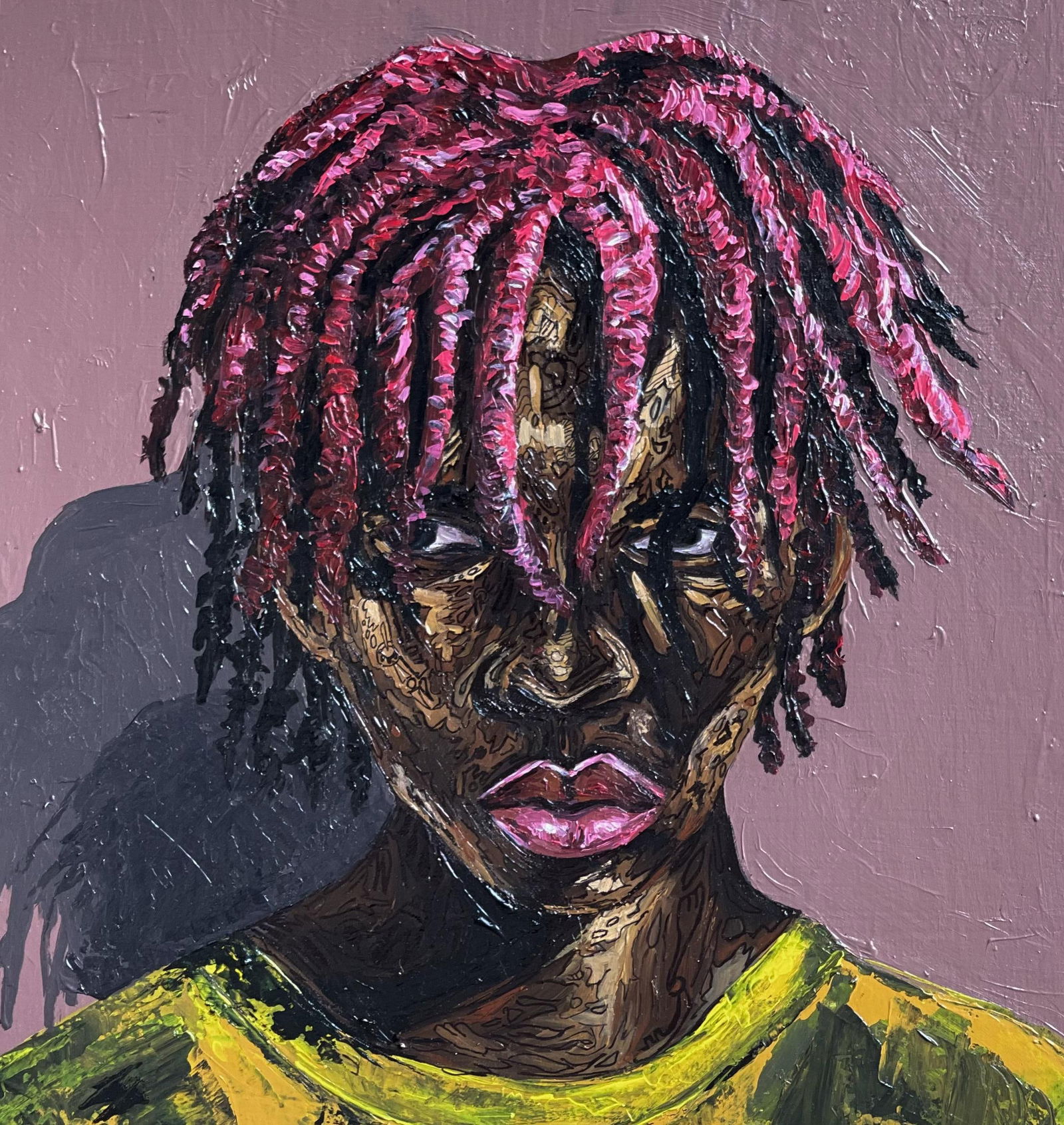 Michael Adetula, Cast Aside 1 -21st Century Contemporary, Figurative Portrait Africa Modern Woman, - 5