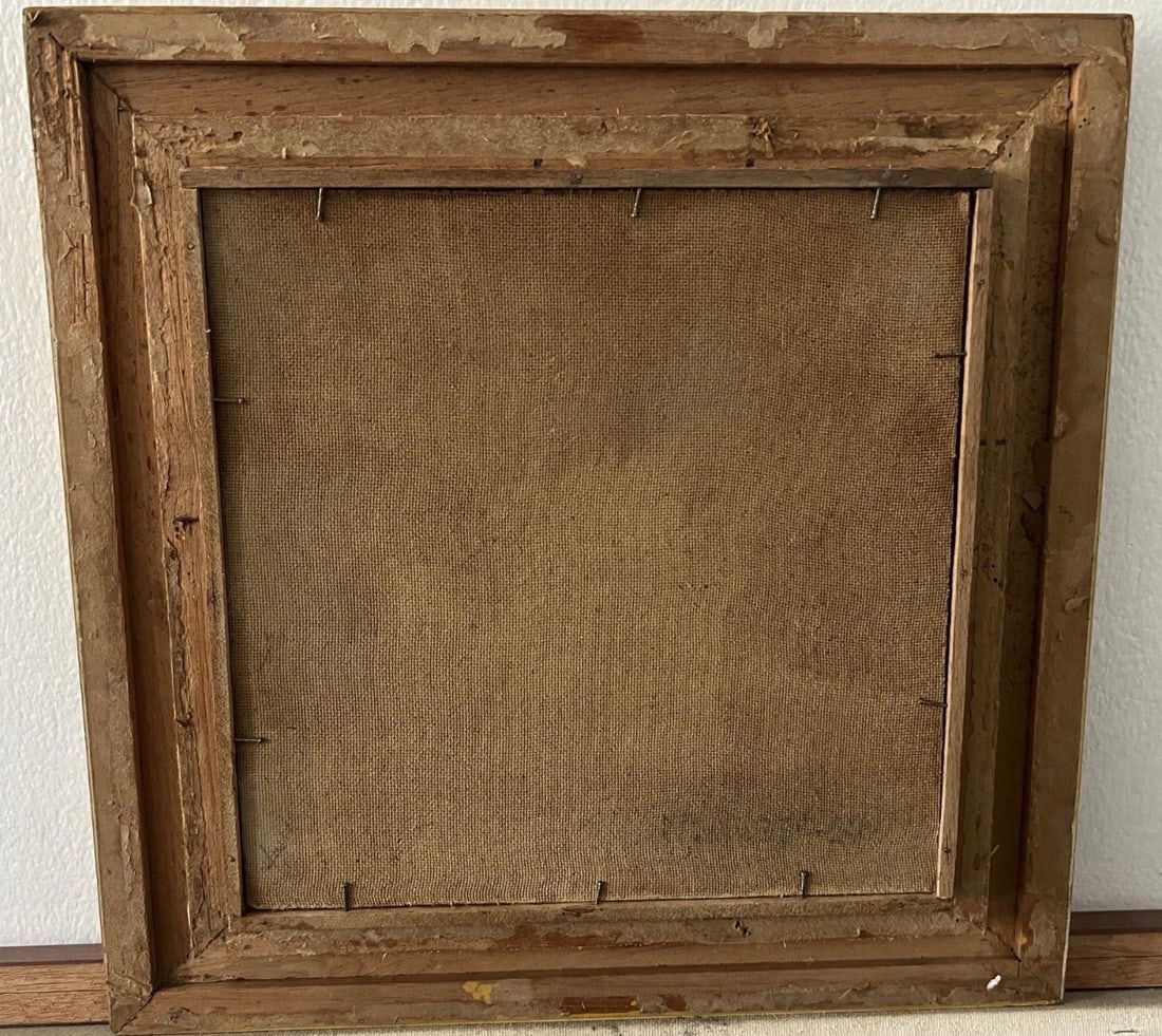 IN THE MANNER OF GERTRUDE ABERCROMBIE PAINTING OIL ON MASONITE "52 - 3