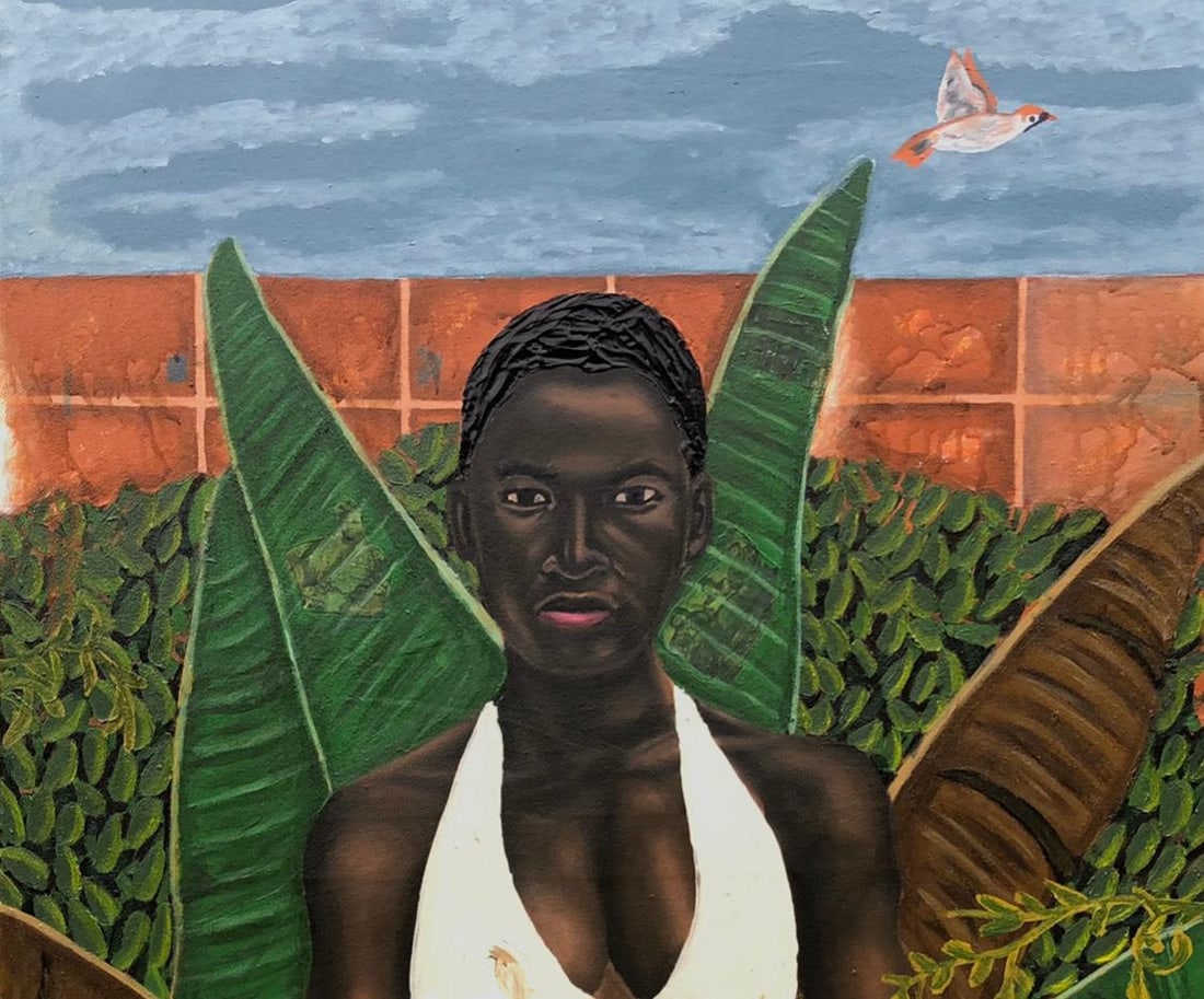 Samson Olatubosun, Till It All Withers 1 -21st Century, Contemporary, Figurative, Mixed Media Women, - 5