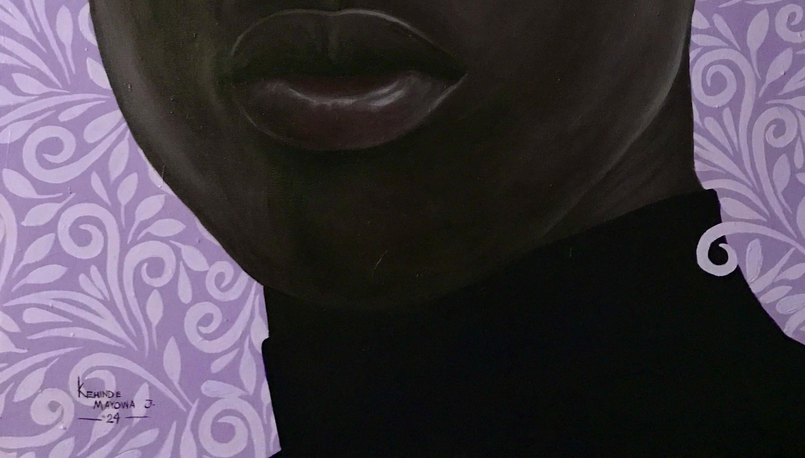 Kehinde Mayowa, Focus (Bold Face) - 21st Century Contemporary, Figurative Portrait, Woman, 2024 - 10
