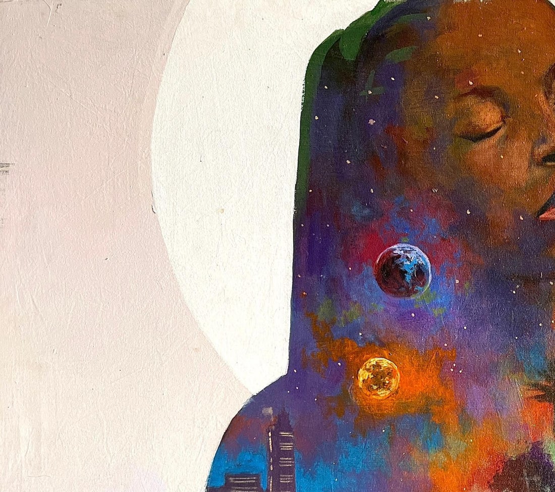 Gbelekale Azeez, Beyond This Earth (Life Within) - 21st Century, Contemporary, Figurative, Nature, - 5