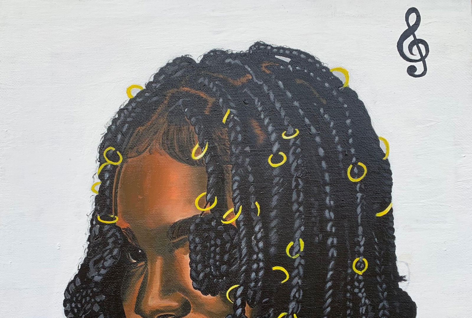 Awofadeju Solomon, Never Back Down - 21st Century, Contemporary, Figurative Portrait, Women, Africa, - 9
