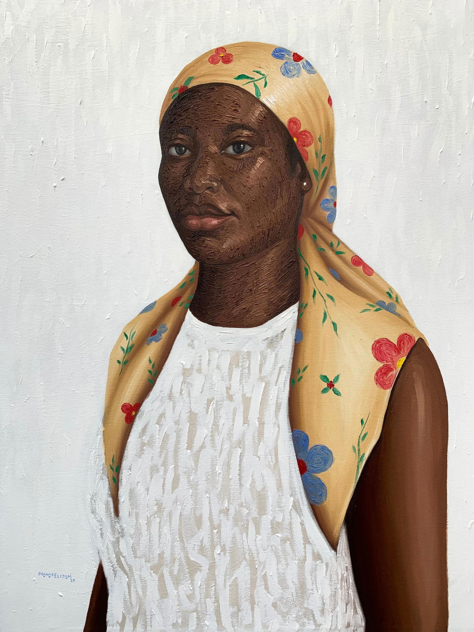 Elijah Olanase, Don't Be Perfect, Be Real -21st Century, Contemporary, Figurative Portrait Women, - 9