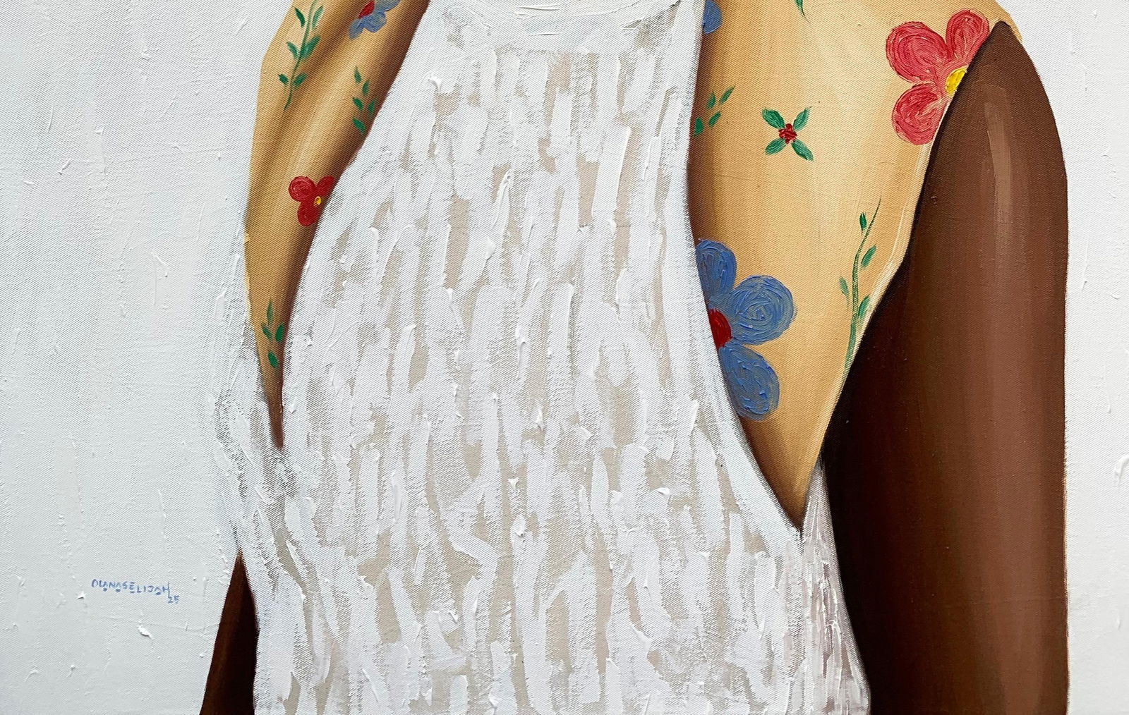 Elijah Olanase, Don't Be Perfect, Be Real -21st Century, Contemporary, Figurative Portrait Women, - 7