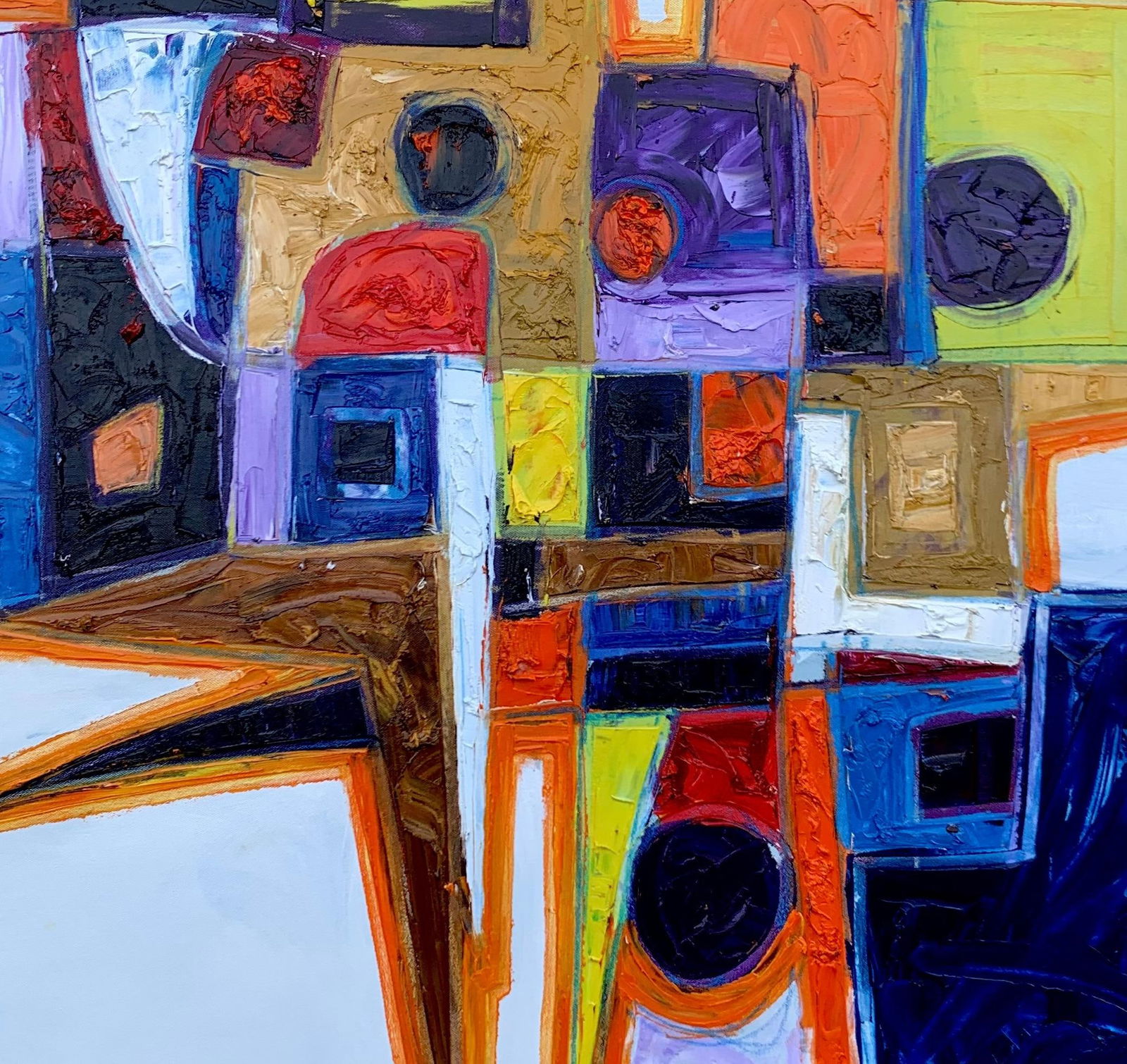 Abiodun Nafiu Azeez, Rebirth - 21st Century, Contemporary, Figurative, Impasto, Impressionism, 2024 - 10