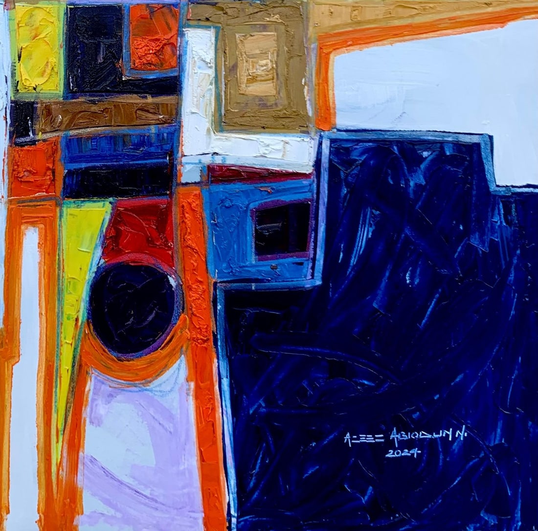 Abiodun Nafiu Azeez, Rebirth - 21st Century, Contemporary, Figurative, Impasto, Impressionism, 2024 - 15