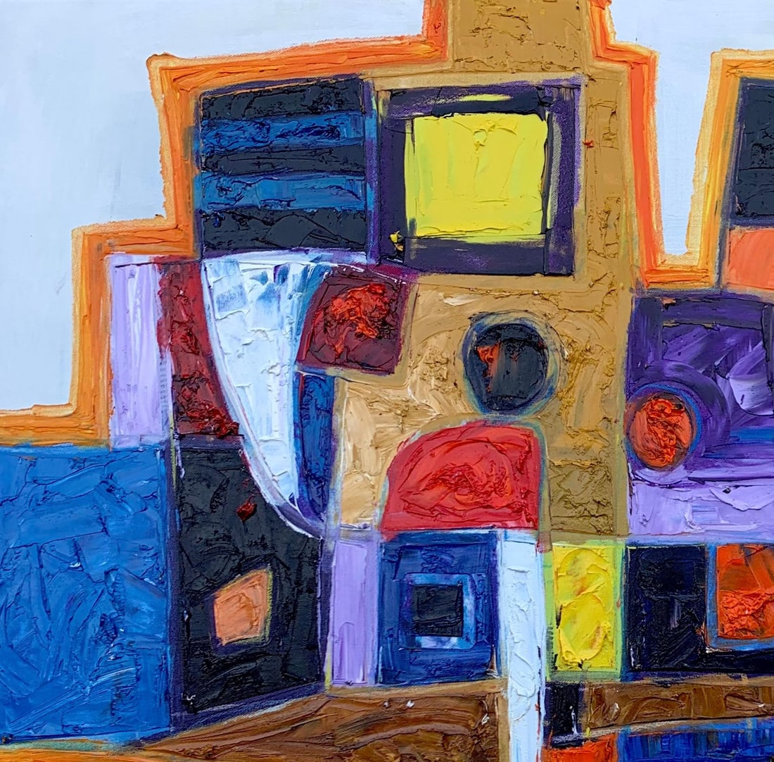 Abiodun Nafiu Azeez, Rebirth - 21st Century, Contemporary, Figurative, Impasto, Impressionism, 2024 - 6