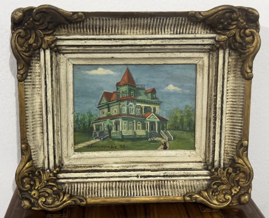 IN THE MANNER OF GERTRUDE ABERCROMBIE PAINTING OIL ON CANVAS "55 - 2