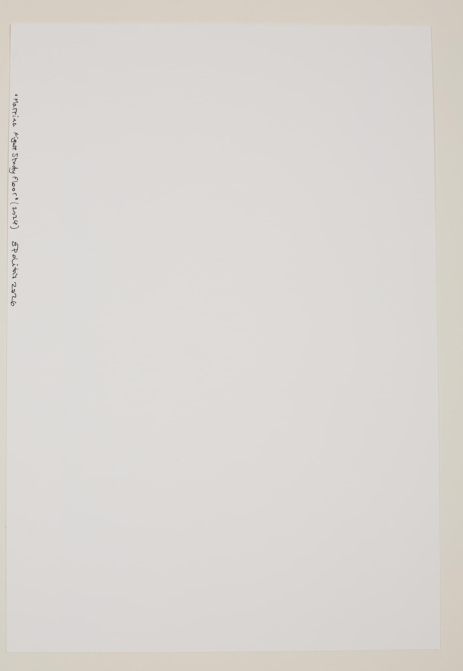 Figure Study Floor (2024) - 7