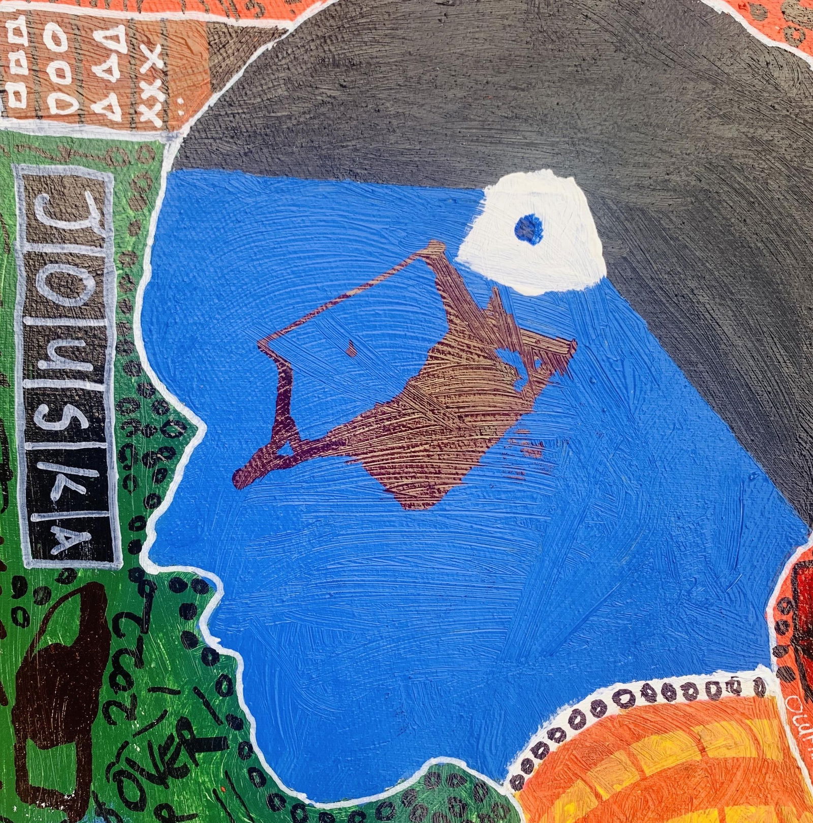 Olumide Ajayi, Jouska -21st Century, Contemporary, Abstract, Miniature, Emotions, Africa Colors, - 3