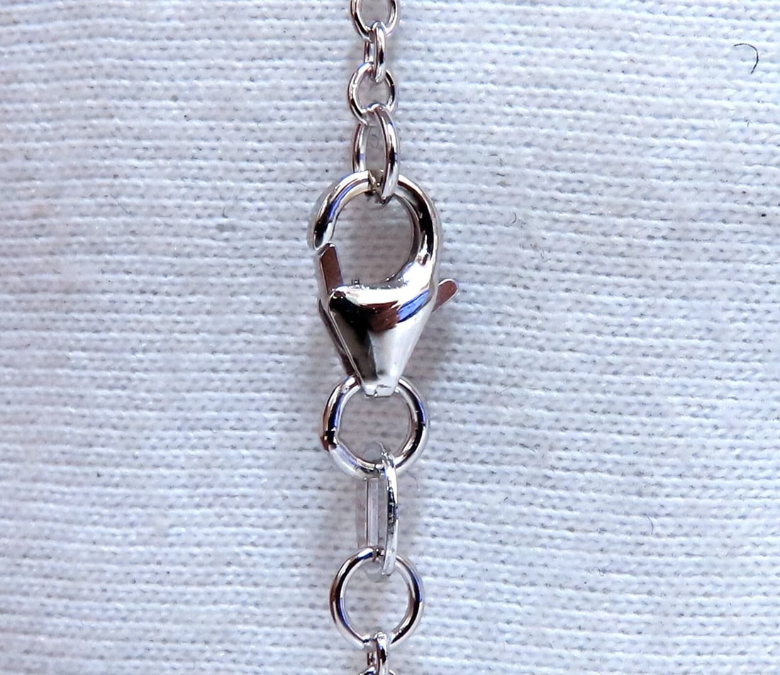 .94ct natural diamonds halo cluster necklace 14kt Edwardian Deco** - 3