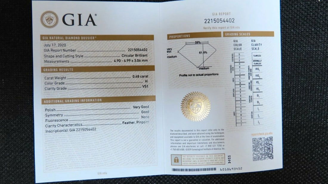 GIA Certified .48ct & 1.14ct Diamonds Cluster Necklace 14kt Snowflake** - 9